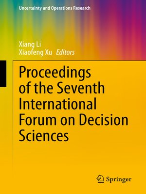 cover image of Proceedings of the Seventh International Forum on Decision Sciences